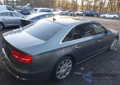 2014 Audi A8 L 4.0T из США, поврежденный, VIN WAUR2AFD4EN011091